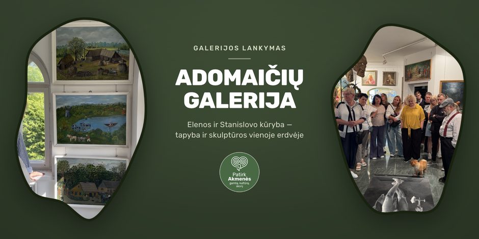 Paysera baneris: Adomaičių galerija – Elenos ir Stanislovo kūryba