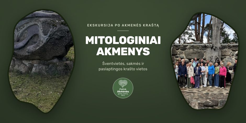 Paysera baneris: Mitologiniai akmenys – ekskursija po Akmenės kraštą